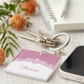 世界で最も最高のなミイラのガーリーなキーホルダー キーホルダー (正面右)