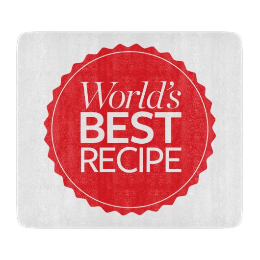 世界で最も最高のなレシピ カッティングボード (正面)