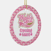 世界で最も最高のな交通指導員のギフトのオーナメント セラミックオーナメント (右)