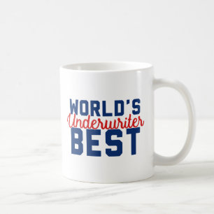 世界で最も最高のな保険業者 コーヒーマグカップ