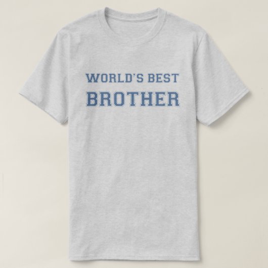 世界で最も最高のな兄弟のワイシャツ Tシャツ (デザイン正面)