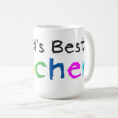 世界で最も最高のな先生のコーヒー・マグ コーヒーマグカップ (正面右)