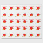 世界で最も最高のな先生の包装紙 ラッピングペーパー (フラット)