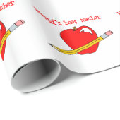 世界で最も最高のな先生の包装紙 ラッピングペーパー (ロールコーナー)