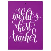 世界で最も最高のな先生 クリップボード (裏面)