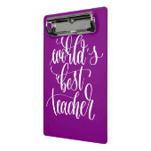 世界で最も最高のな先生 ミニクリップボード (アングル2)