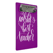 世界で最も最高のな先生 ミニクリップボード (アングル)