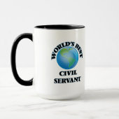 世界で最も最高のな公務員 マグカップ (左)