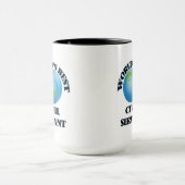 世界で最も最高のな公務員 マグカップ (中央)