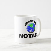 世界で最も最高のな公証人 コーヒーマグカップ (正面右)