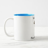 世界で最も最高のな医者の助手 ツートーンマグカップ (左)