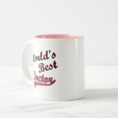 世界で最も最高のな医者 ツートーンマグカップ (正面左)