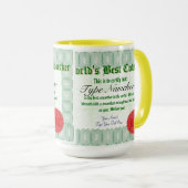 世界で最も最高のな協力者の証明書賞のマグ マグカップ (正面右)