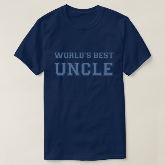 世界で最も最高のな叔父さん Tシャツ (デザイン正面)