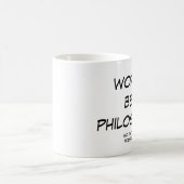 世界で最も最高のな哲学者の(左の)大きいマグ コーヒーマグカップ (中央)