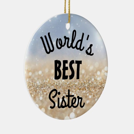 世界で最も最高のな姉妹、友人、叔母さんのボス セラミックオーナメント (右)