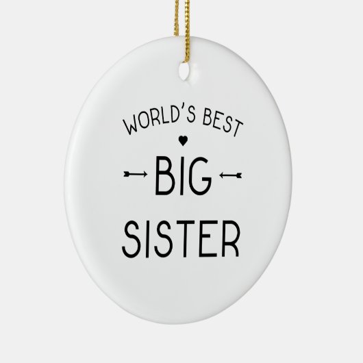 世界で最も最高のな姉 セラミックオーナメント (右)