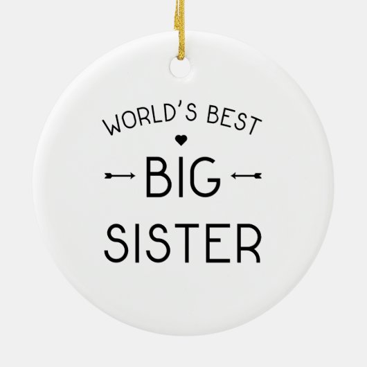 世界で最も最高のな姉 セラミックオーナメント (裏面)