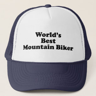 世界で最も最高のな山のバイクもしくは自転車に乗る人 キャップ