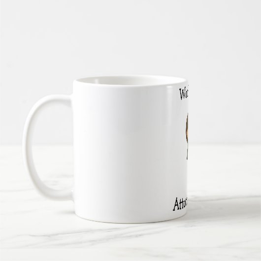 世界で最も最高のな弁護士-かわいい女性 コーヒーマグカップ (左)