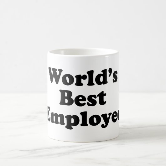 世界で最も最高のな従業員 コーヒーマグカップ (中央)