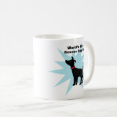 世界で最も最高のな救助犬のパパのマグの避難所犬のパパ コーヒーマグカップ (正面右)