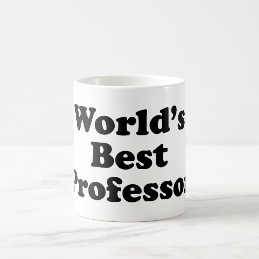 世界で最も最高のな教授 コーヒーマグカップ (中央)
