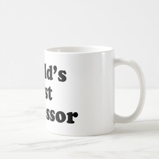 世界で最も最高のな教授 コーヒーマグカップ (右)