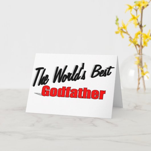 世界で最も最高のな教父 カード (黄色い花)