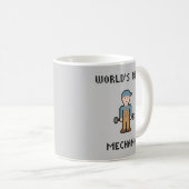 世界で最も最高のな整備士 コーヒーマグカップ (正面右)