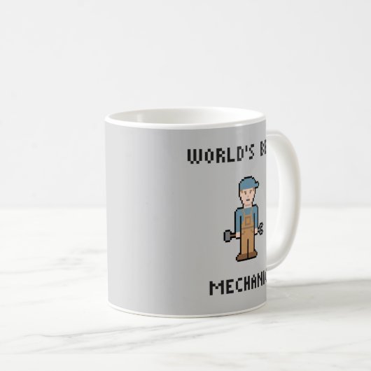 世界で最も最高のな整備士 コーヒーマグカップ (正面右)
