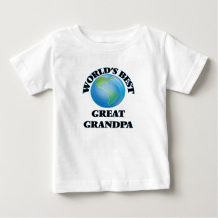 世界で最も最高のな曾祖父 ベビーTシャツ