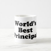 世界で最も最高のな校長 コーヒーマグカップ (中央)