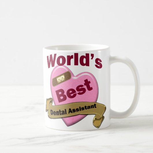 世界で最も最高のな歯科助手 マグカップ (右)