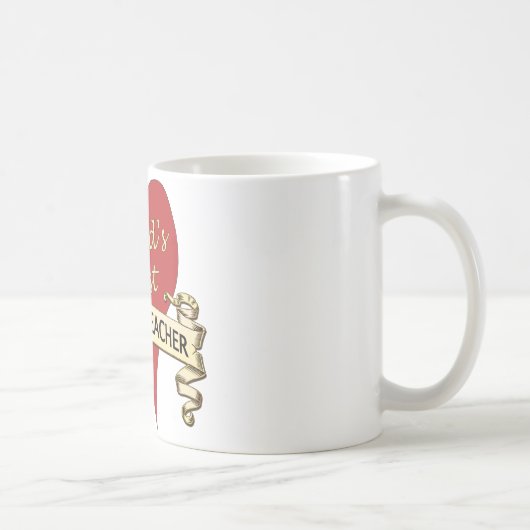 世界で最も最高のな歴史の先生 コーヒーマグカップ (右)