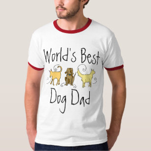 世界で最も最高のな犬のパパ Tシャツ