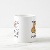 世界で最も最高のな犬の養育関係のお母さん コーヒーマグカップ (中央)