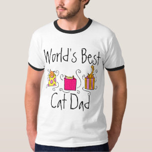 世界で最も最高のな猫のパパ Tシャツ