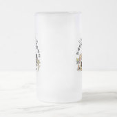 世界で最も最高のな獣医のマグ-男性の金髪 フロストグラスビールジョッキ (中央)