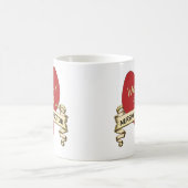 世界で最も最高のな看護のインストラクター コーヒーマグカップ (中央)