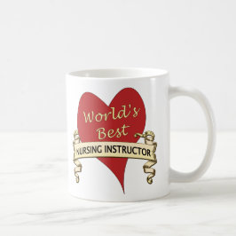世界で最も最高のな看護のインストラクター コーヒーマグカップ