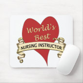 世界で最も最高のな看護のインストラクター マウスパッド (マウス)