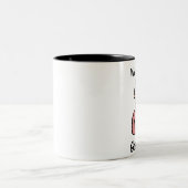 世界で最も最高のな祖母のマグ ツートーンマグカップ (中央)