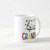 世界で最も最高のな祖母の茶コーヒー・マグ コーヒーマグカップ (正面右)