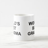 世界で最も最高のな祖母 コーヒーマグカップ (中央)