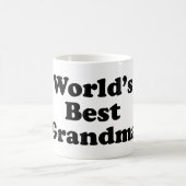 世界で最も最高のな祖母 コーヒーマグカップ (中央)