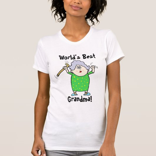 世界で最も最高のな祖母! Tシャツ (正面)