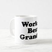 世界で最も最高のな祖父 コーヒーマグカップ (正面左)