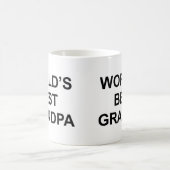 世界で最も最高のな祖父 コーヒーマグカップ (中央)