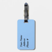 世界で最も最高のな祖父 ラゲッジタグ (裏面縦)